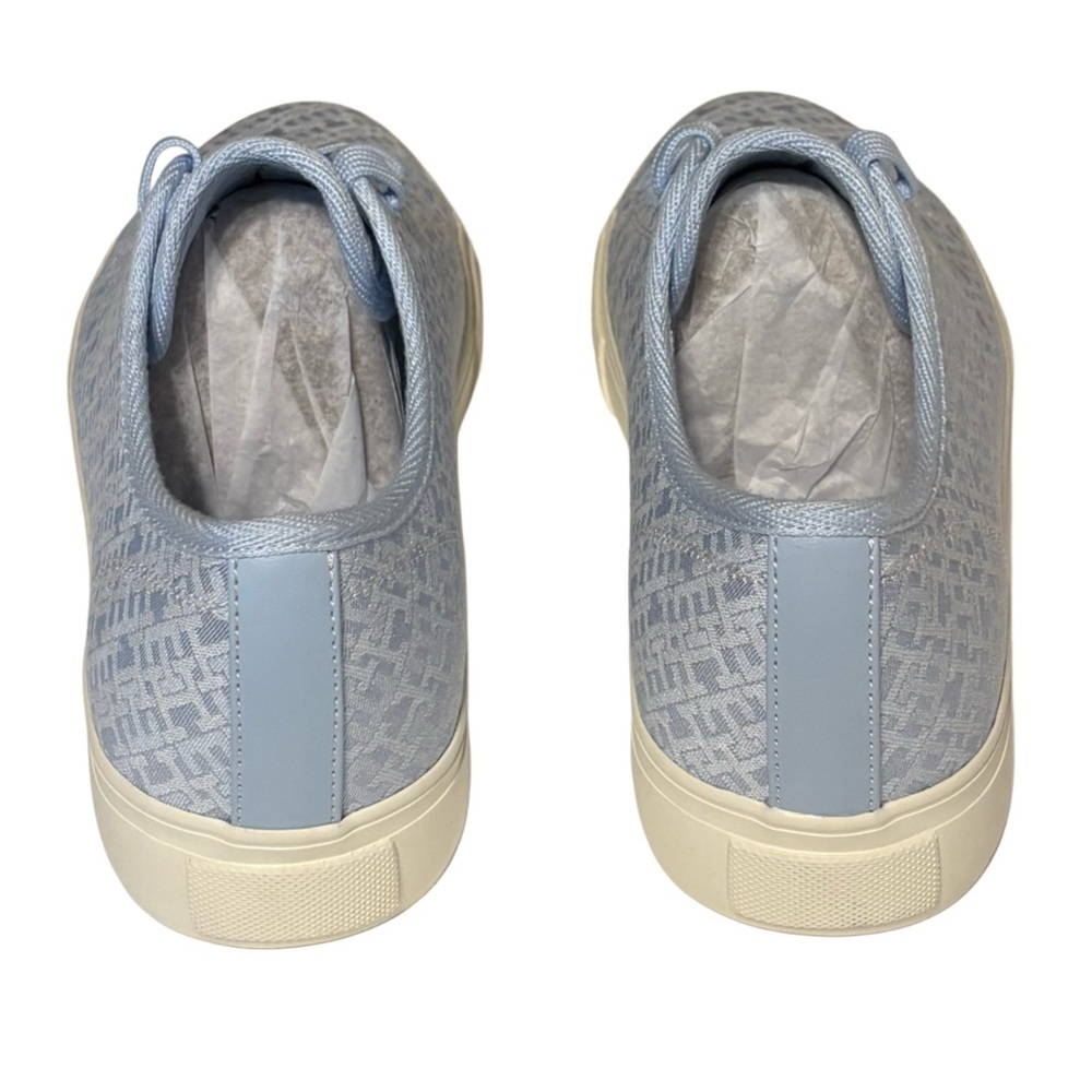 Tommy Hilfiger Light Blue and Cream Sneakers - Picture 6 of 9